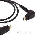 UCOAX MICRO HDMI Câble de conception incliné